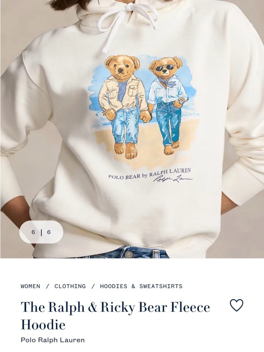 Polo Ralph Lauren The Ralph and Ricky Bear Fleece Hoodie - Picture 8 of 11